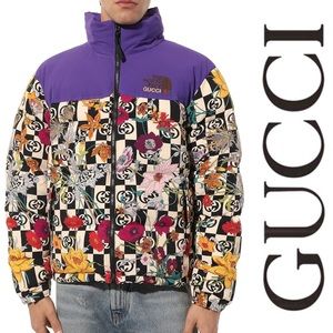 Gucci x The North Face floral down jacket*NWT
